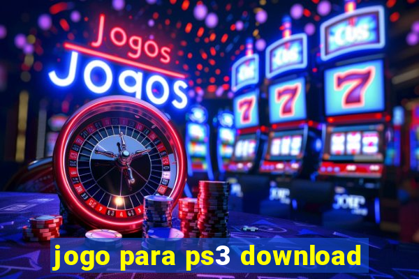 jogo para ps3 download